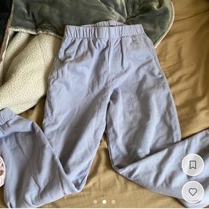 brandy melville light blue rosa sweatpants